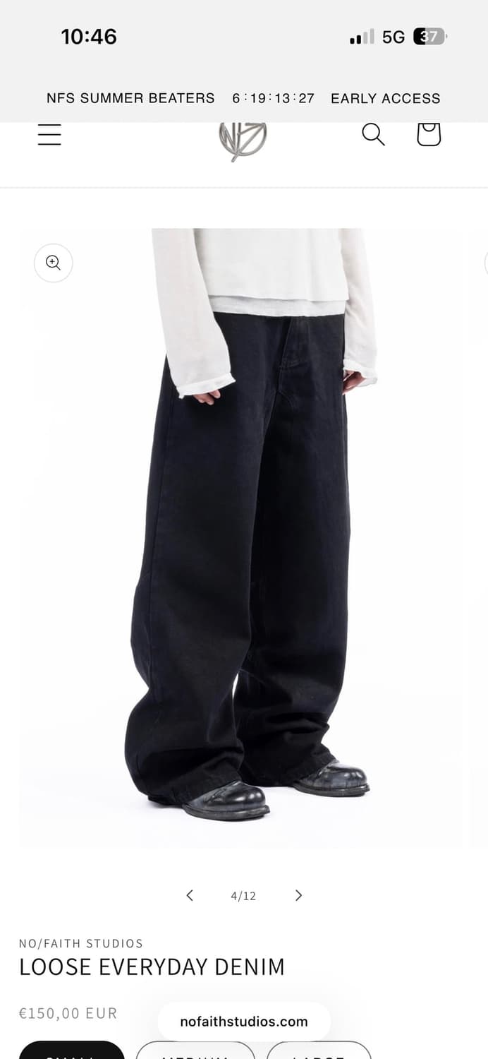 Loose everday denim S 상품이미지4