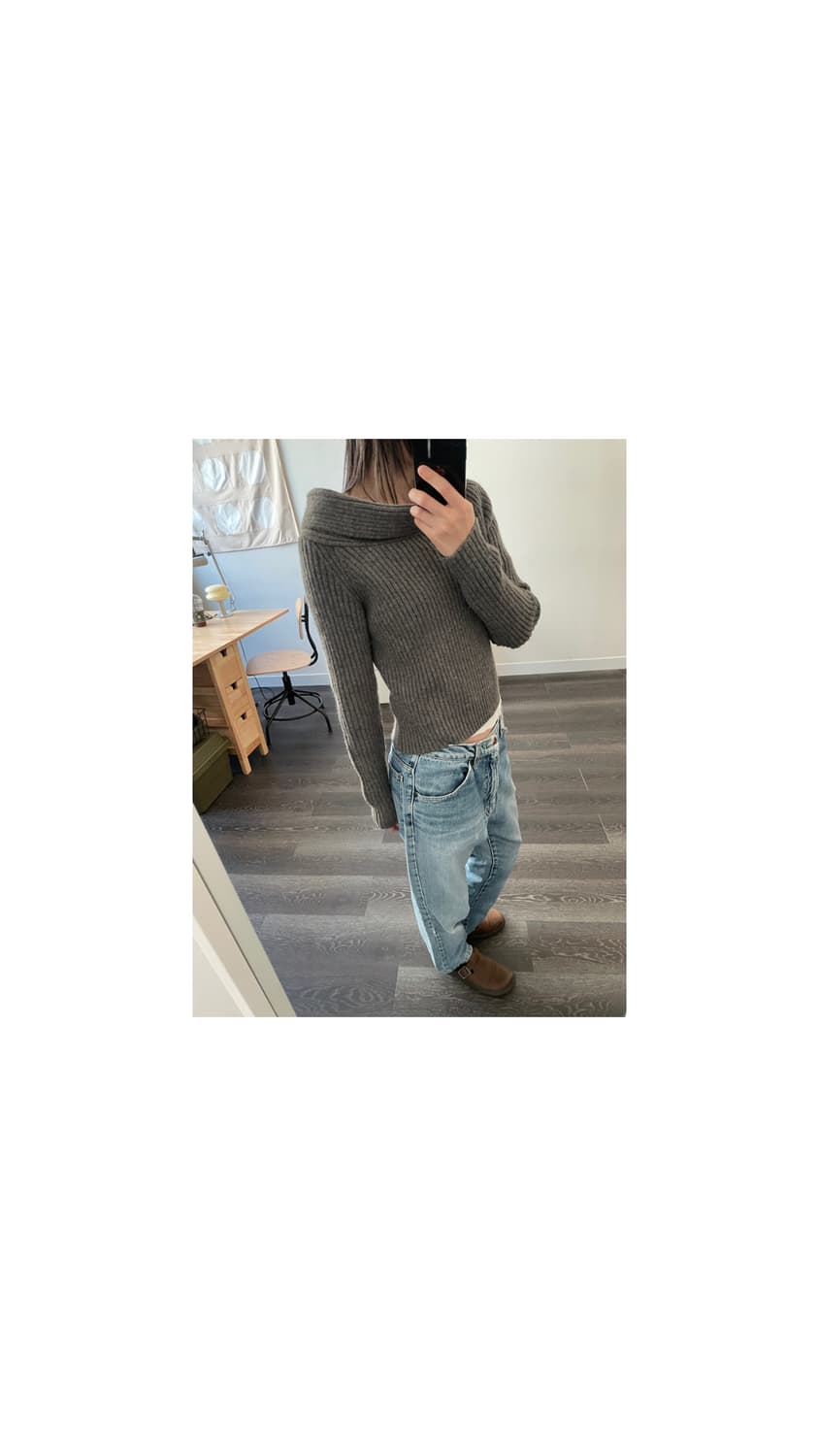 vtg gray knit 상품이미지1