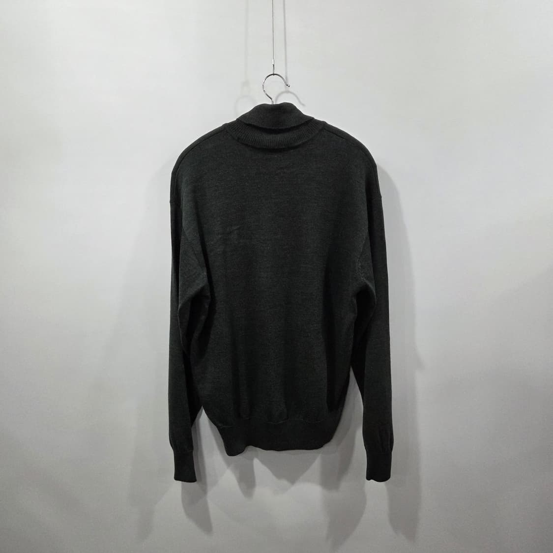 입생로랑 다크그린 터틀넥 울 니트 100 상품이미지4