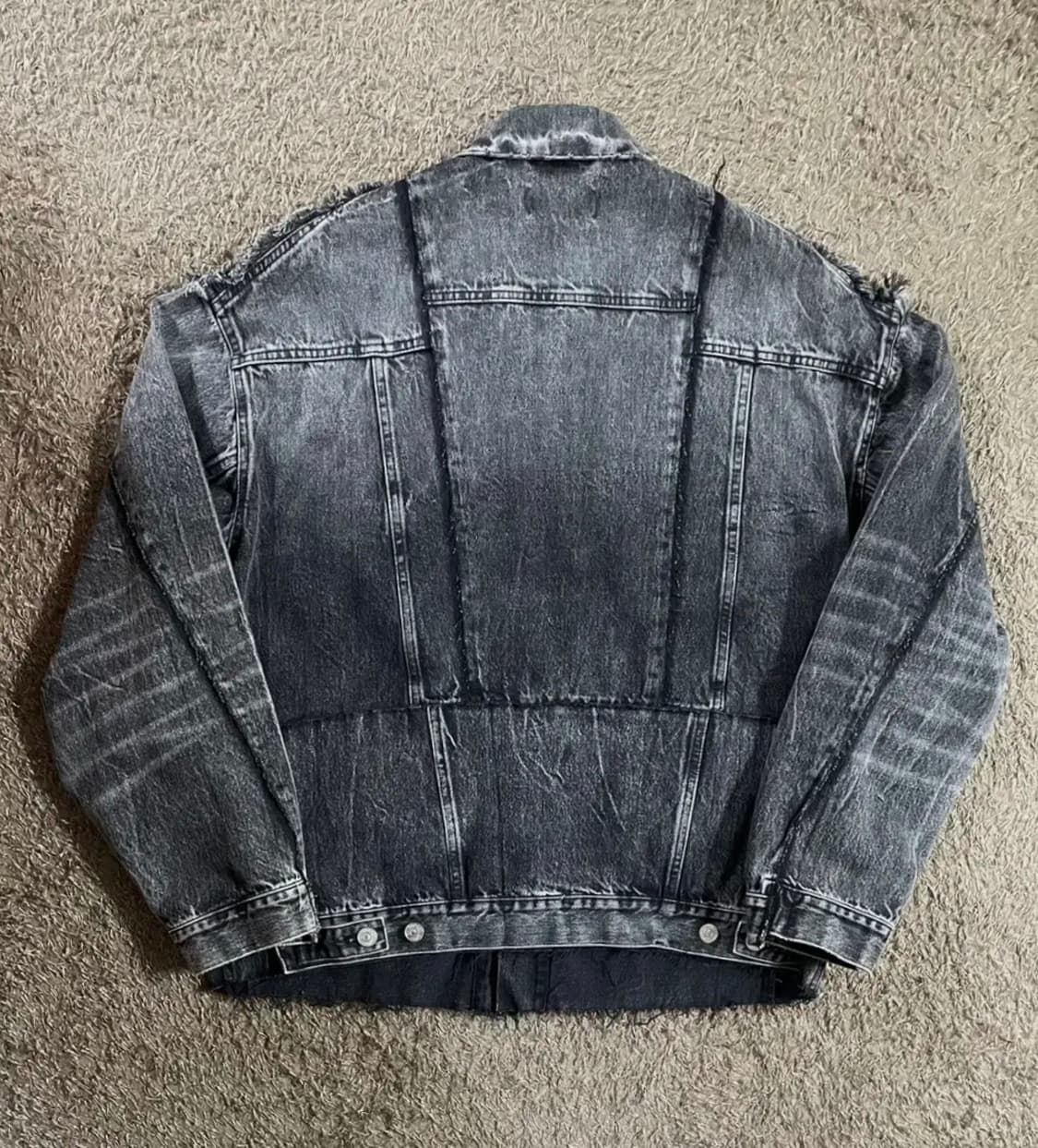 [1] 발렌시아가 컷 업 데님 자켓 상품이미지2