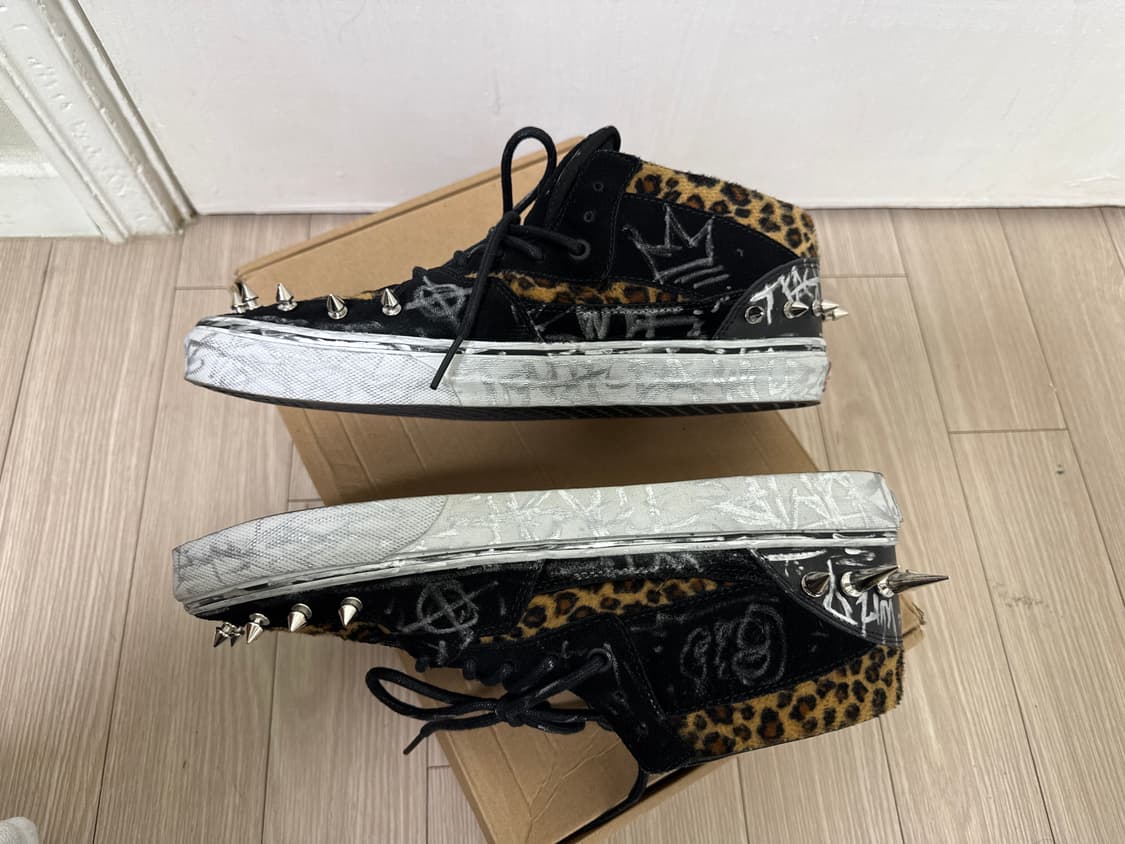 Revenge Madeo 디자이너 반스하프캡 레오파드 커스텀 슈즈 상품이미지3