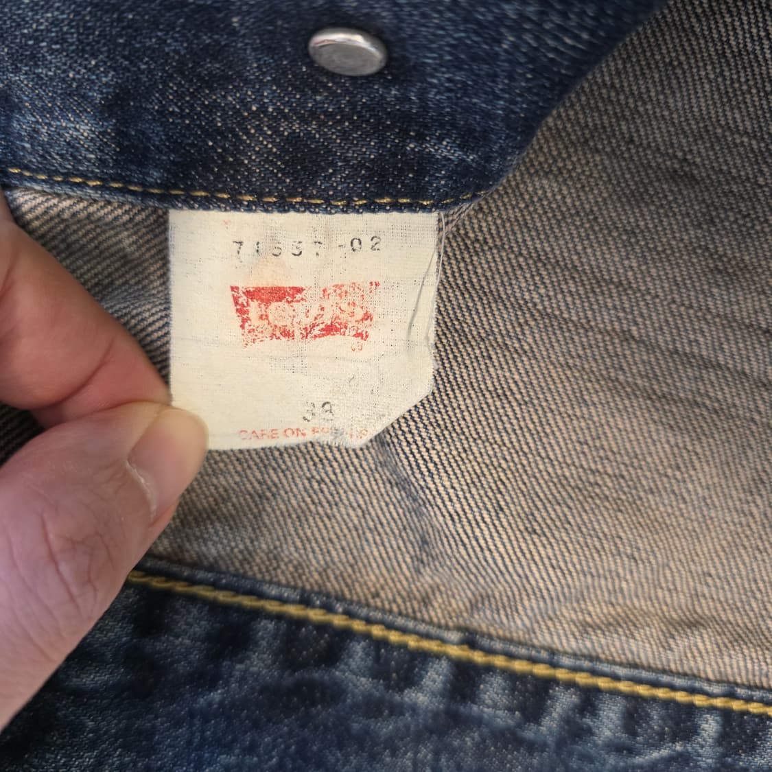 [38]90s 리바이스 557 빅e 트러커 자켓 상품이미지6