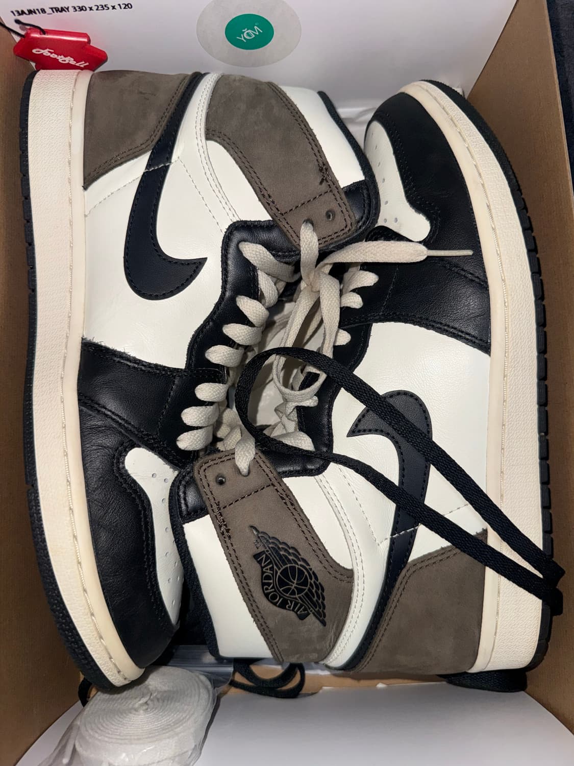 조던 1 레트로 하이 OG 블랙 모카 280 사이즈 상품이미지1