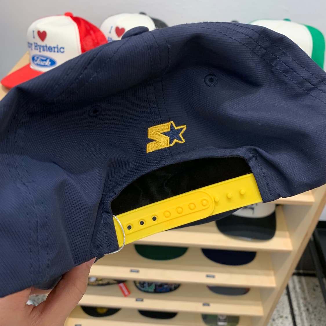 [F] 스타터 네이비 옐로우 캡 상품이미지2