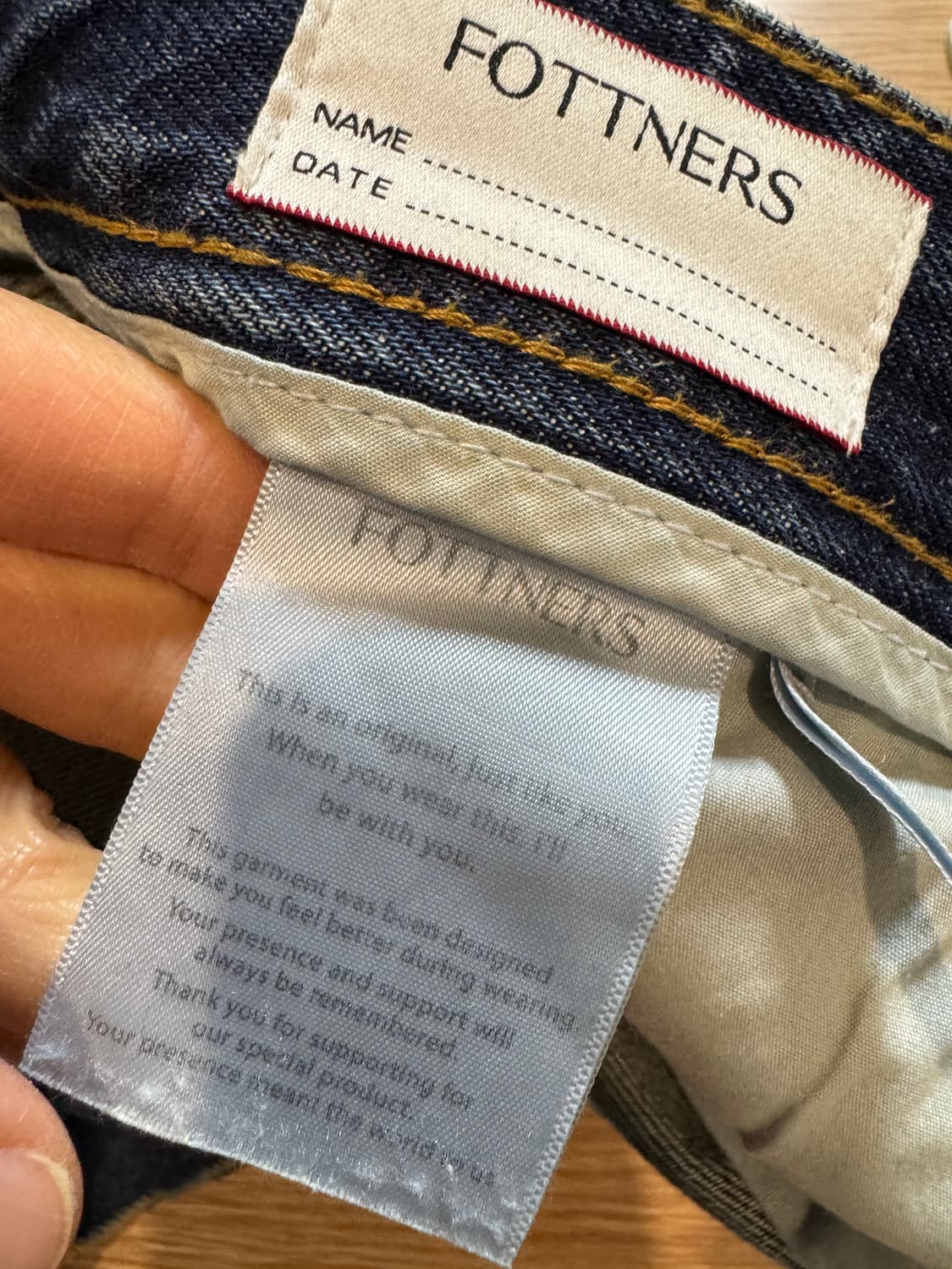 포트너스 테일러드 테이퍼드 d블루 진  상품이미지7