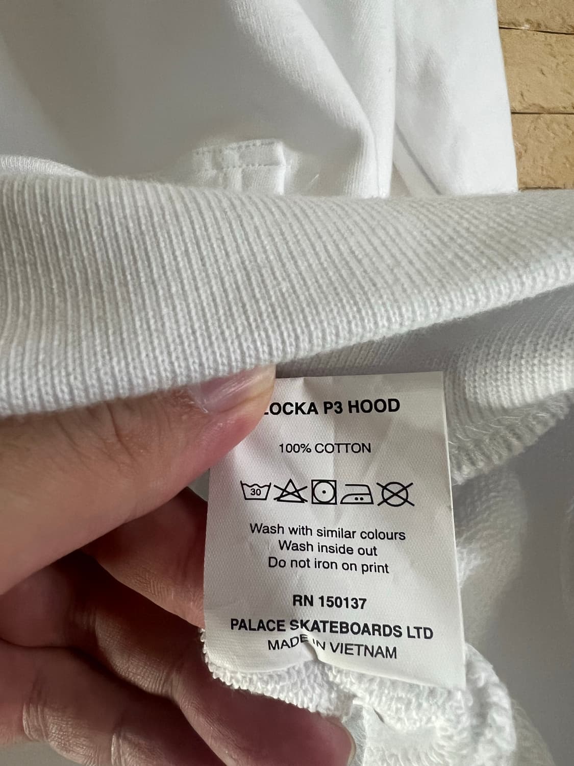 팔라스 삼선 후드 화이트 상품이미지4