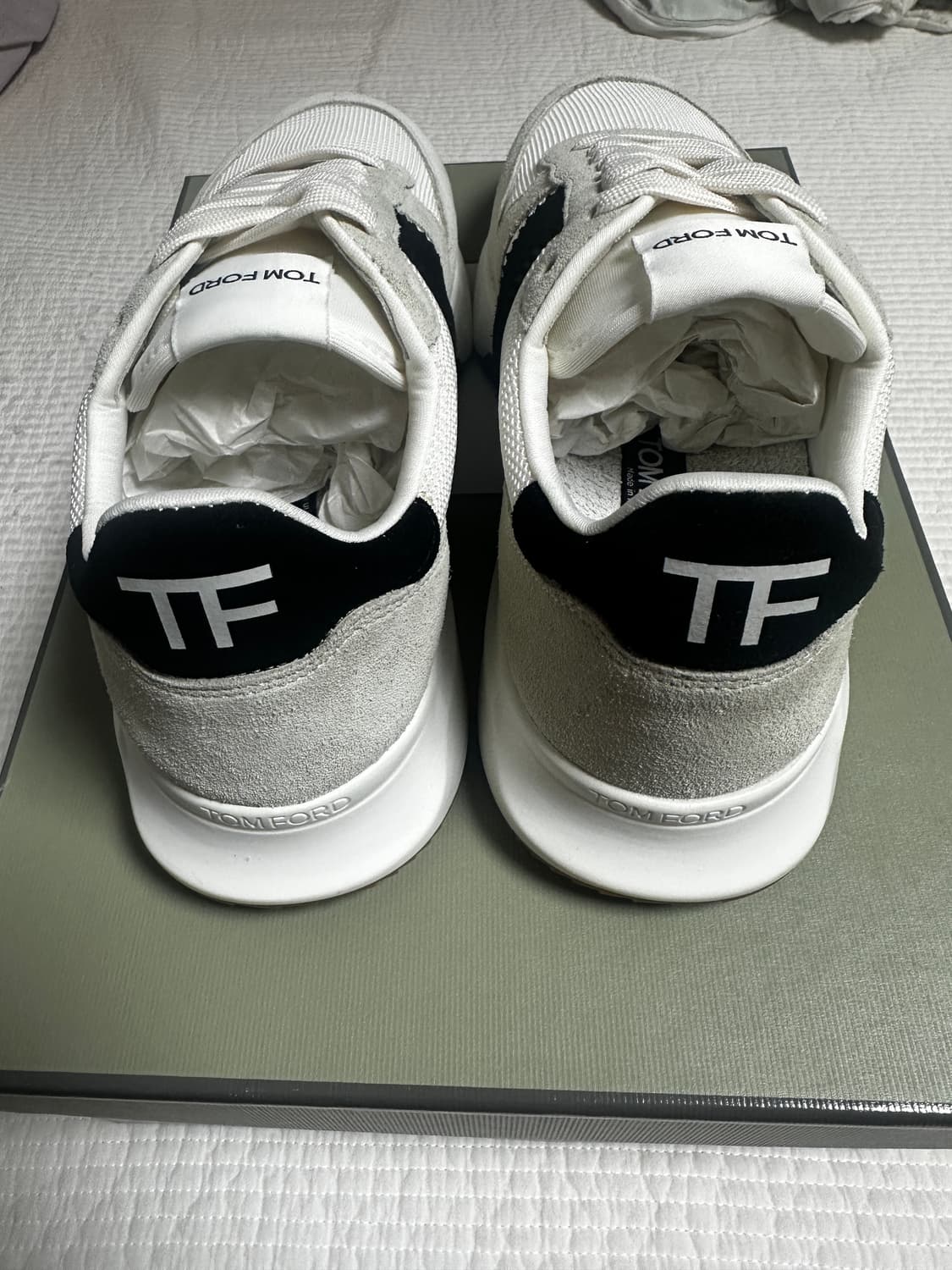 톰포드 스웨이드 패브릭 스니커즈 상품이미지5