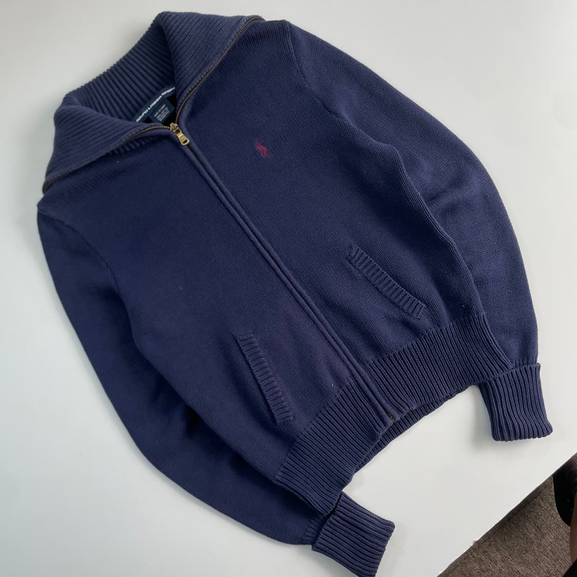 Polo  폴로 랄프로렌 네이비 카라 가디건 상품이미지2