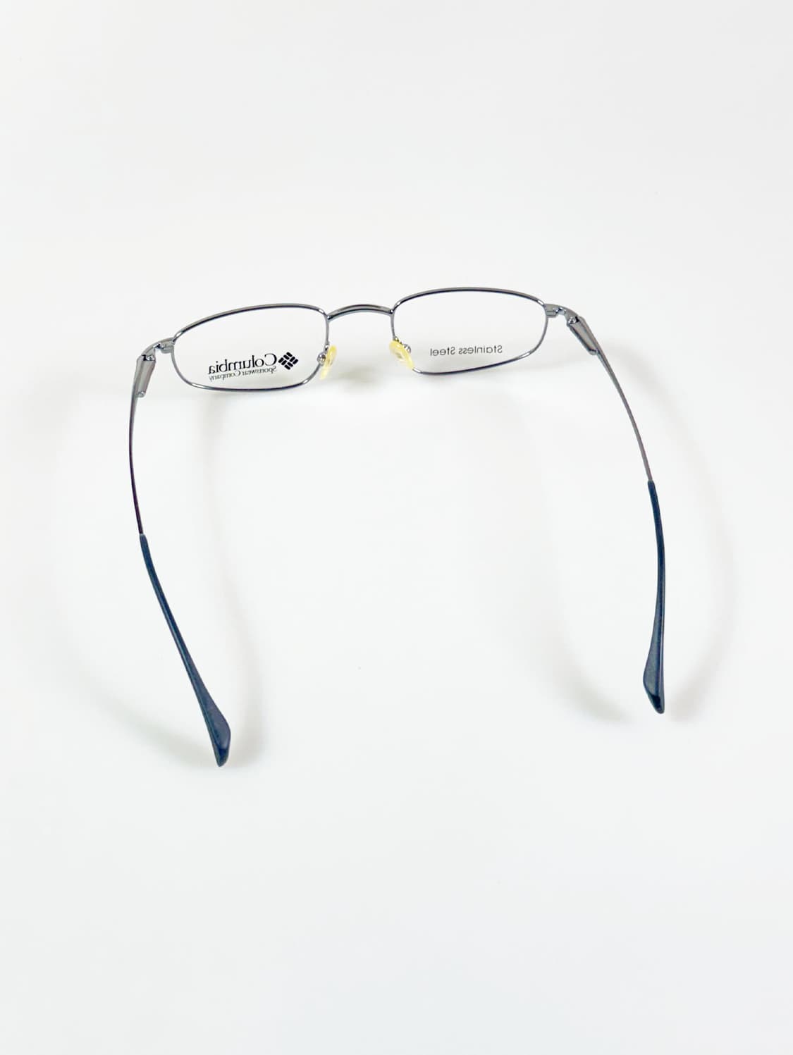 컬럼비아 실버 슬림 스퀘어 메탈 프레임 빈티지 안경 상품이미지5