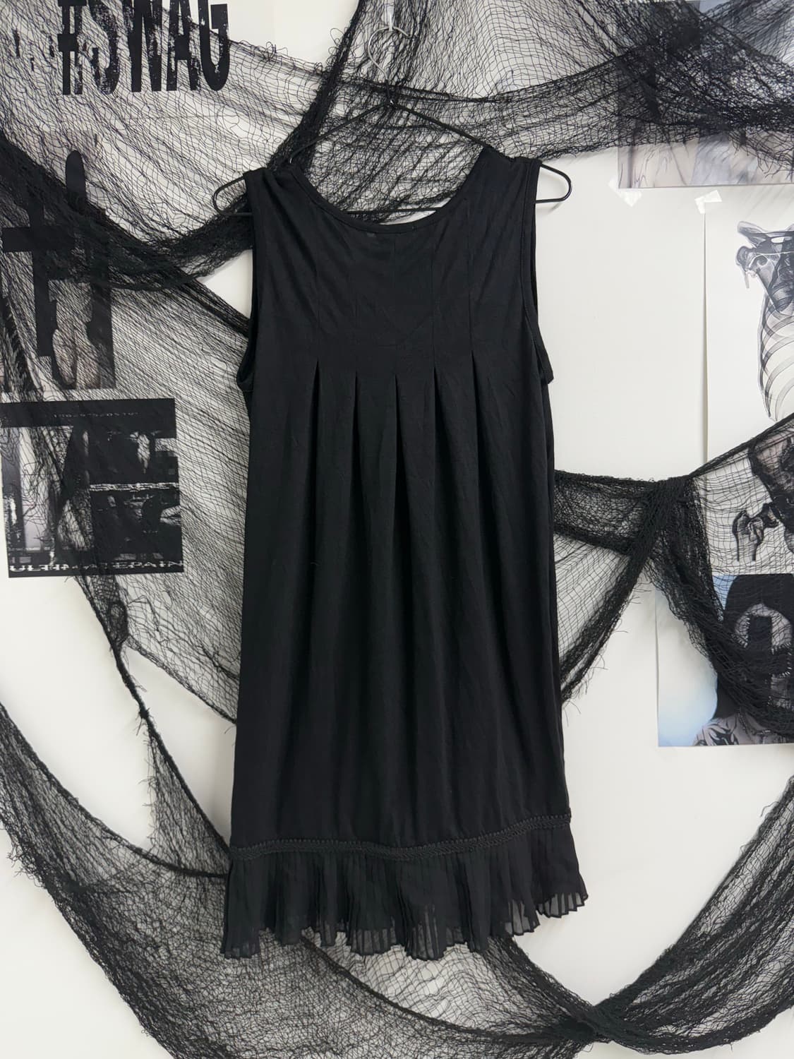 Lace detailed sleeveless long onepiece   상품이미지5
