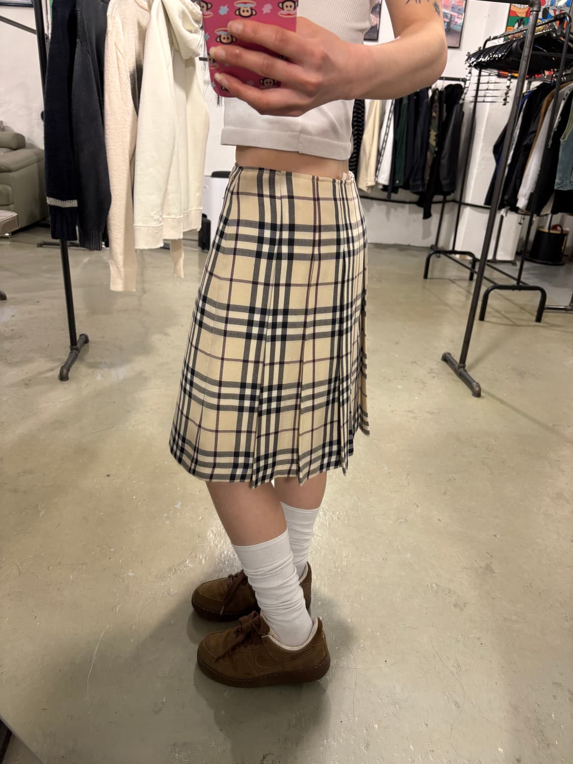 버버리 빈티지 치마 상품이미지4