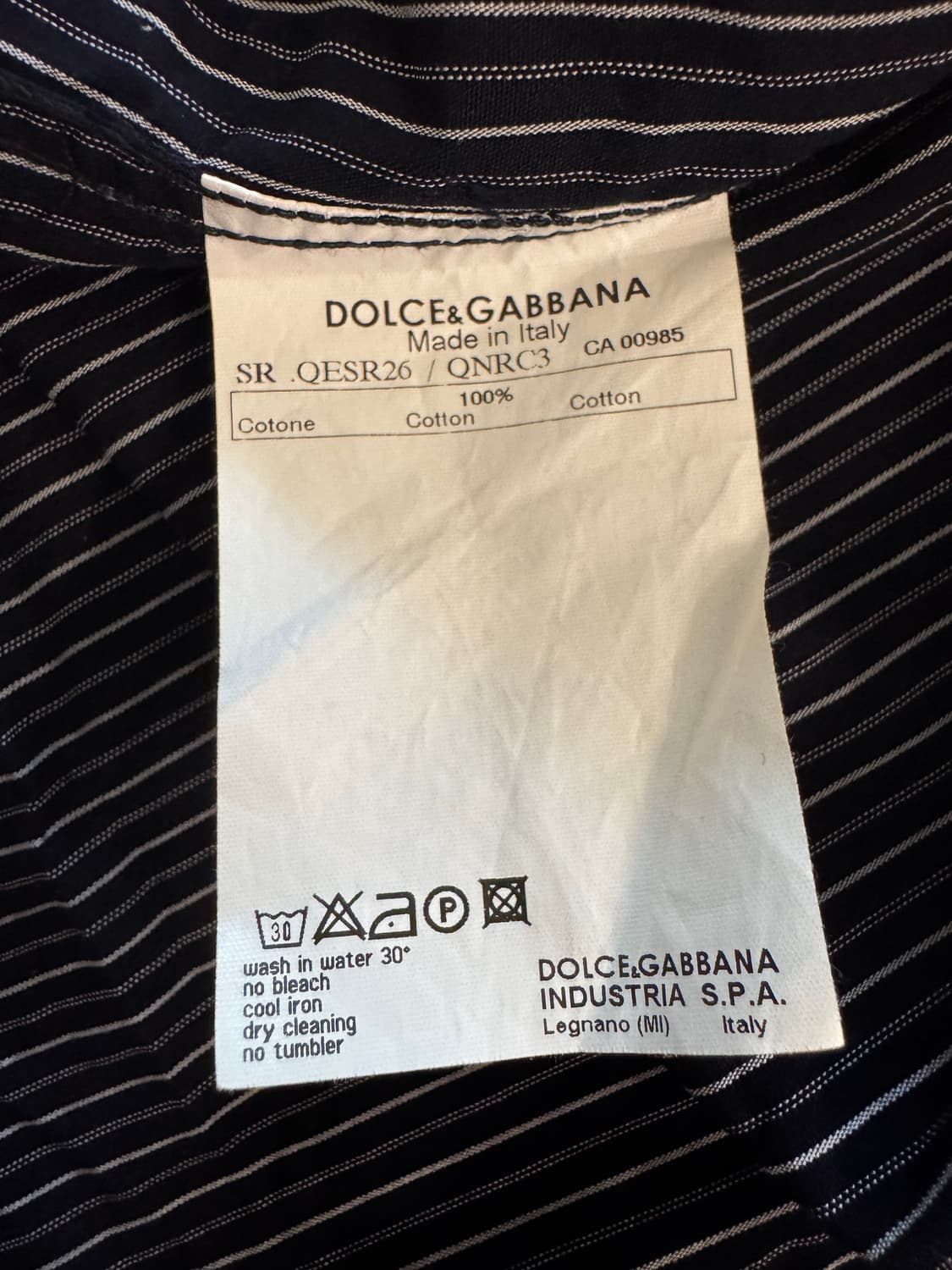 돌체앤가바나 스트라이프 셔츠 상품이미지6
