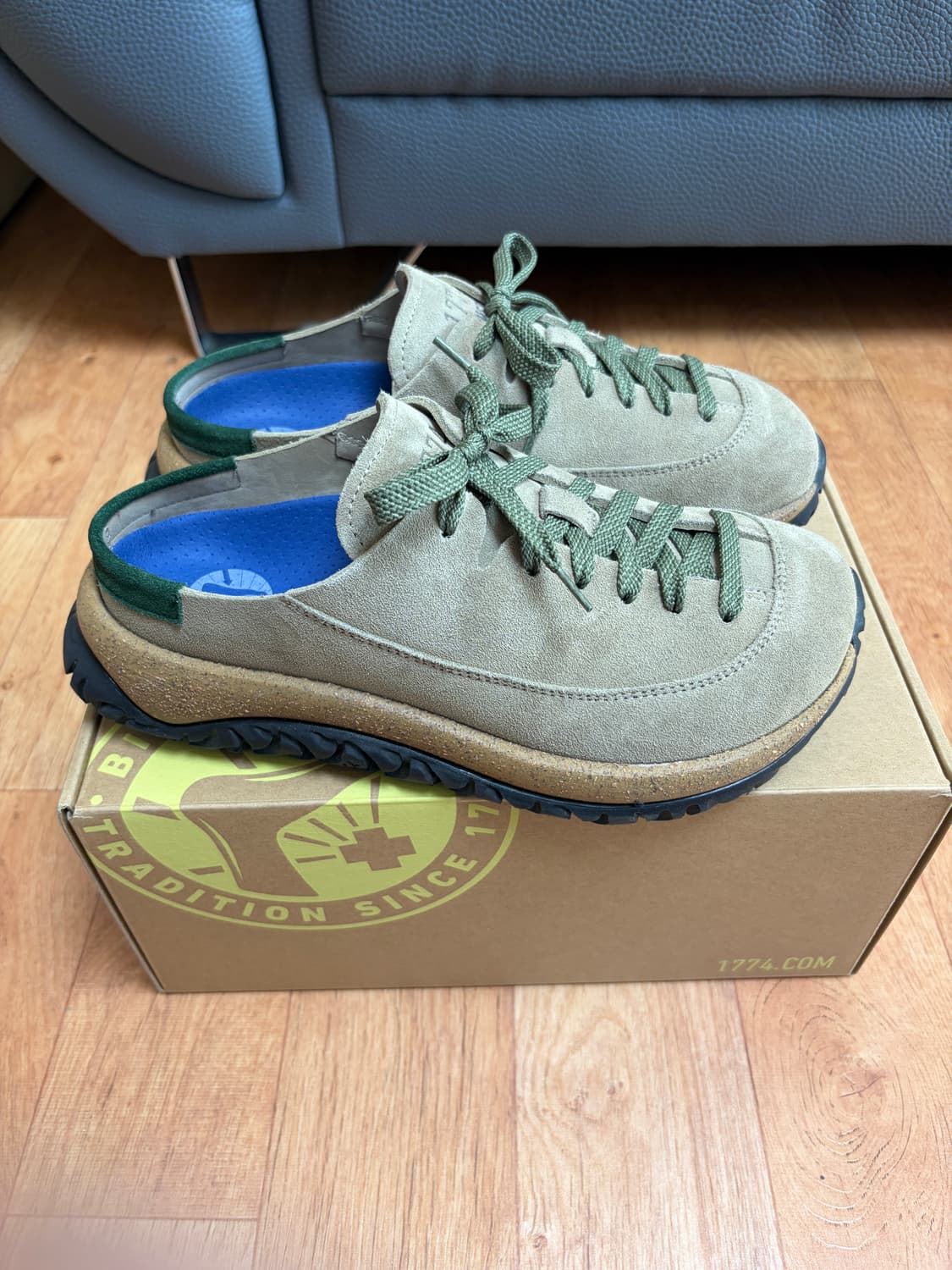 [39] 버켄스탁1774 티보 유어젤 스웨이드 타우페(레귤러) 상품이미지7