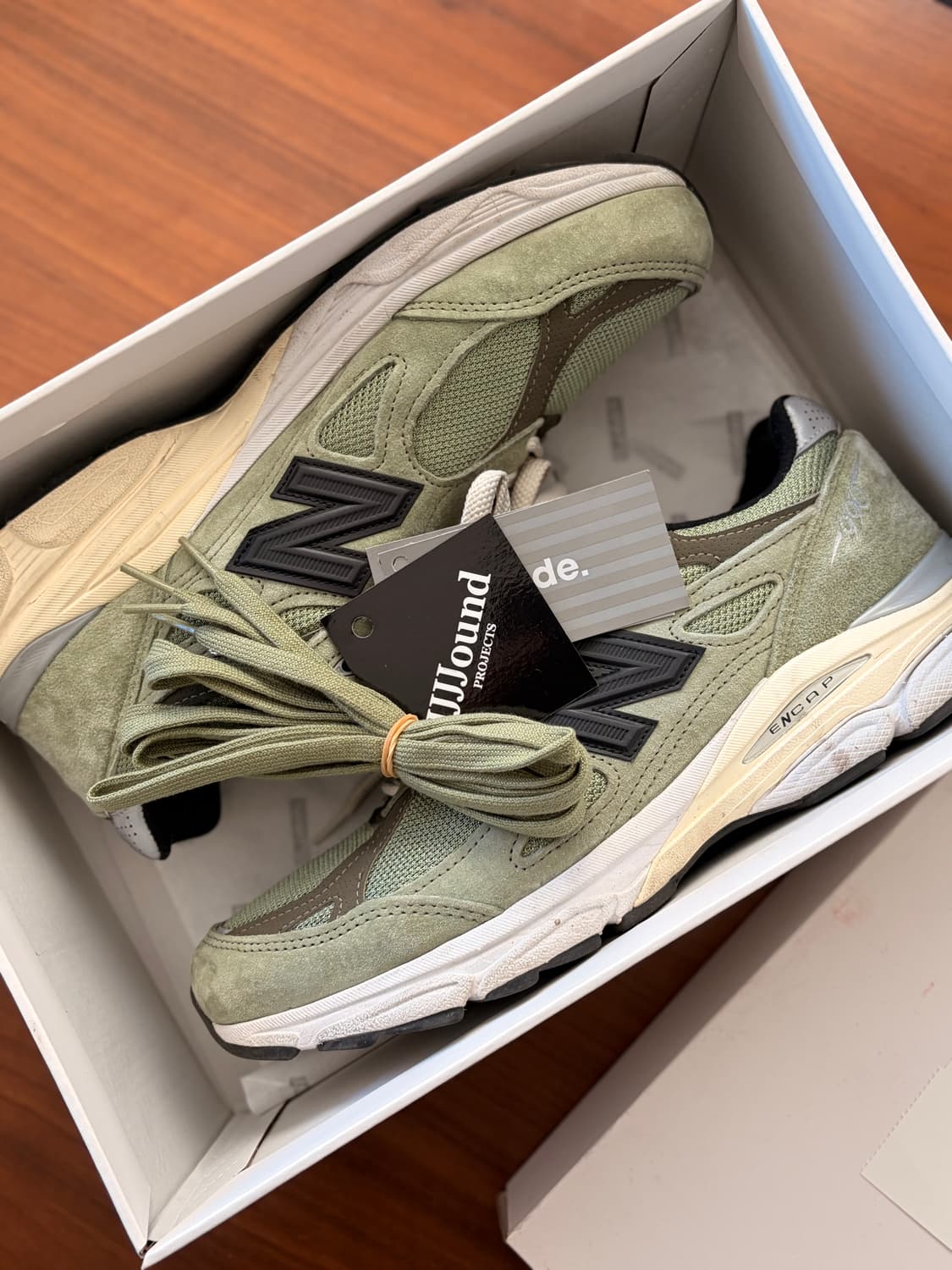 뉴발란스 x JJJ자운드 / 990v3 올리브 / 280 상품이미지6