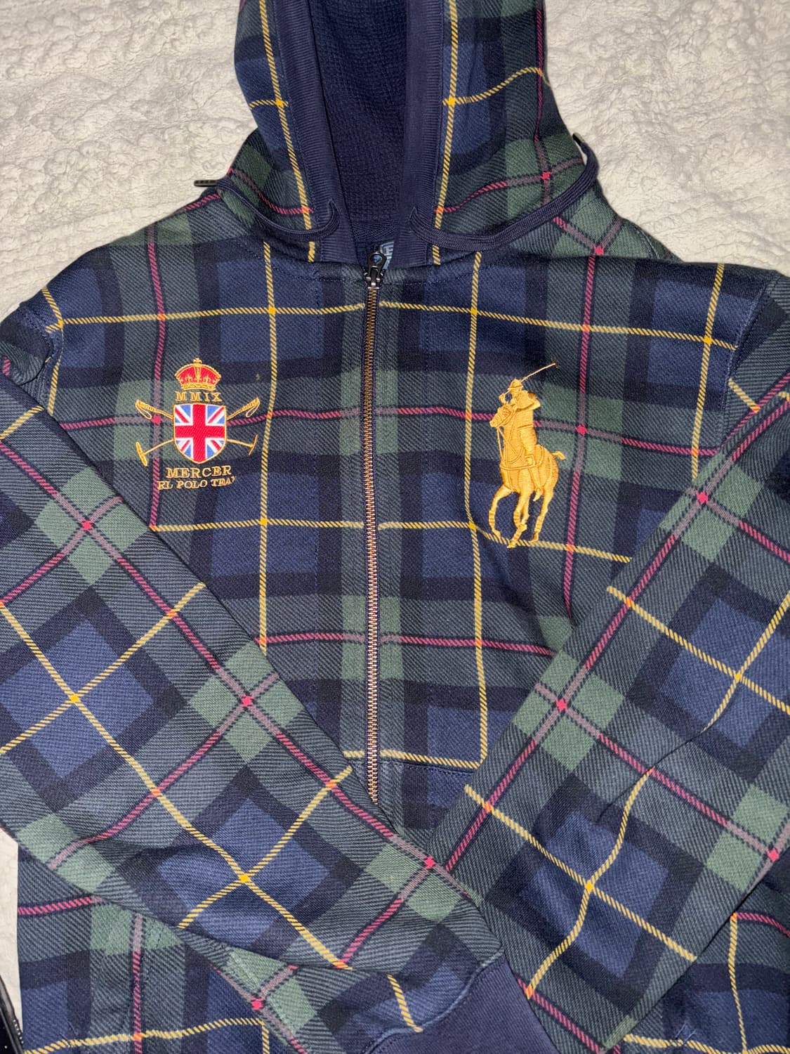 (레어) 폴로 랄프로렌 빅포니 후드집업 상품이미지1