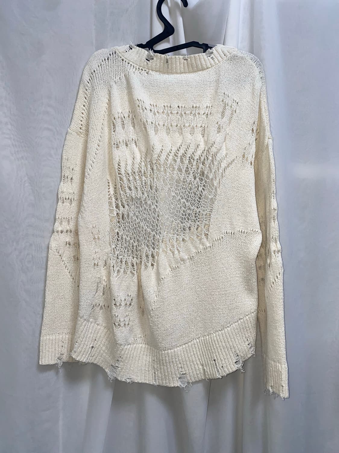 그런지 데미지 니트 펑크 고딕 y2k 상품이미지3