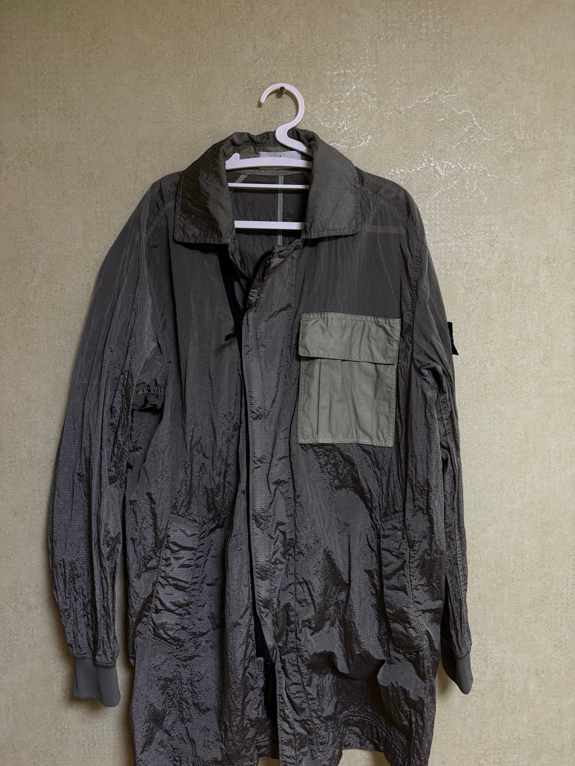 스톤아일랜드 나일론메탈 립스탑 오버셔츠 M 상품이미지1