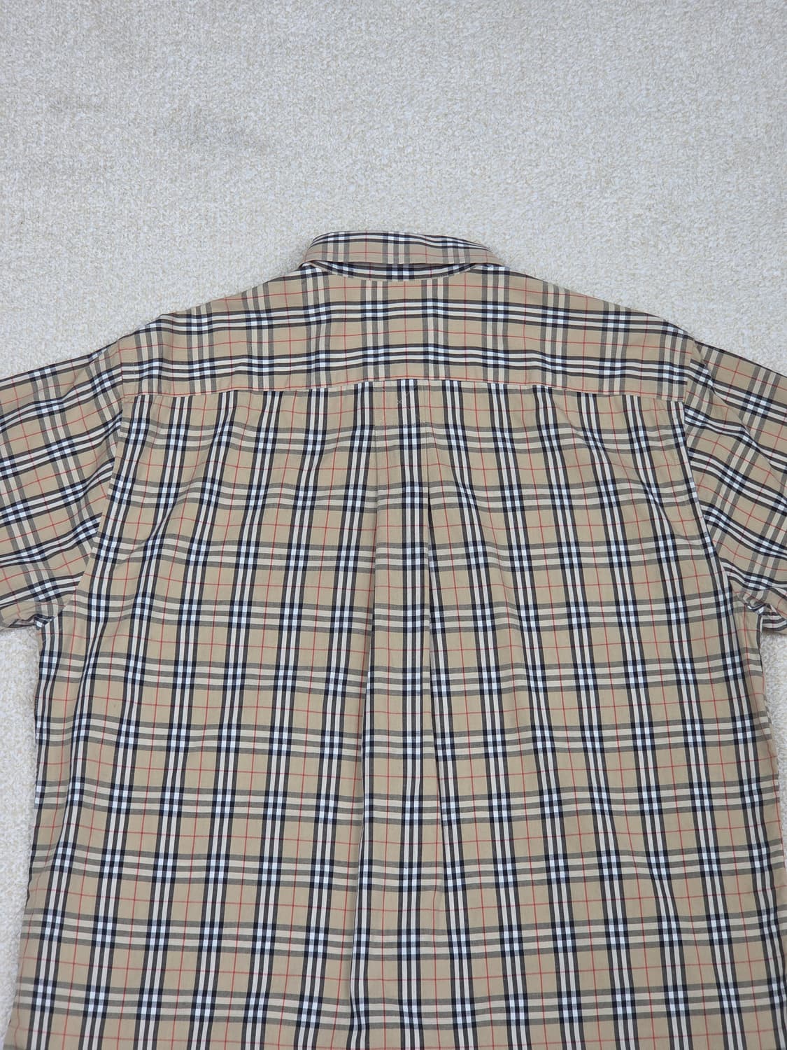[버버리] 빈티지 노바체크 코튼 반팔 셔츠 | S00113 상품이미지4