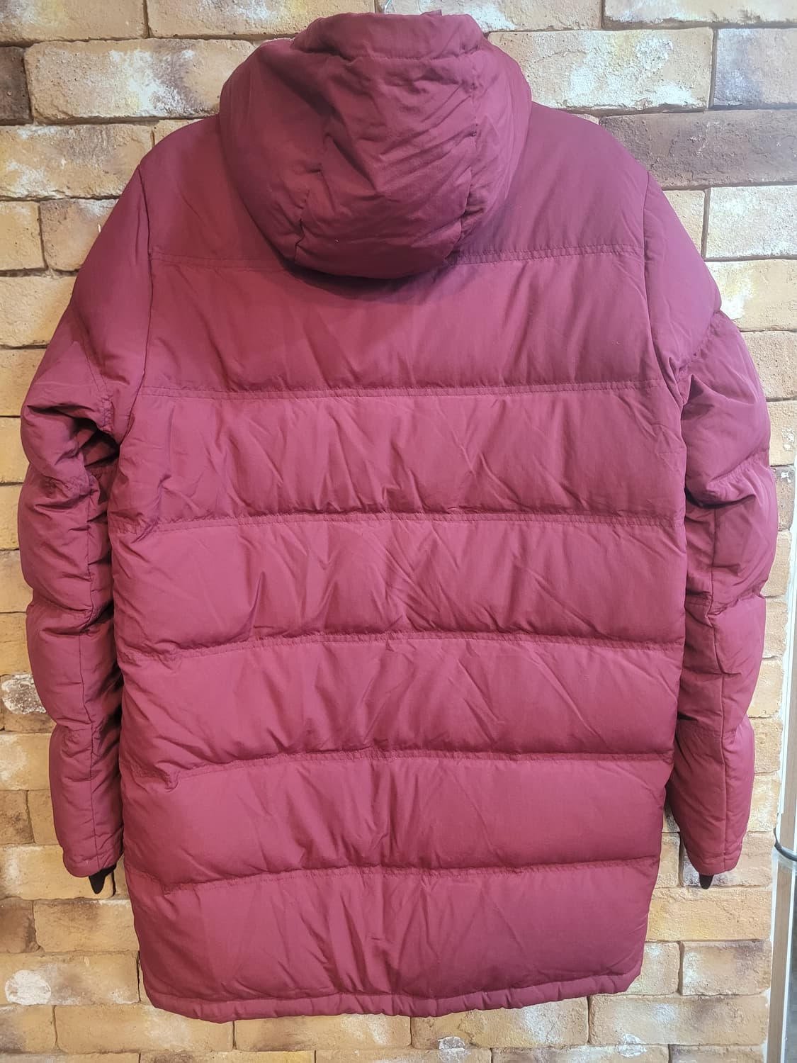 아디다스 AC밀란 패딩 점퍼 버건디 95사이즈  상품이미지3