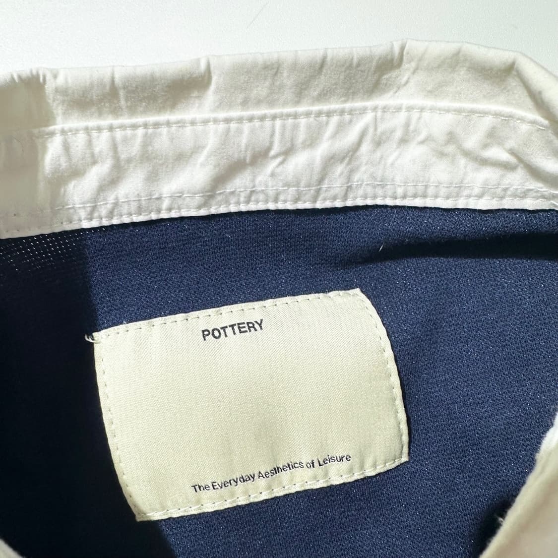 포터리 숏슬리브 럭비 카라 반팔 티셔츠 상품이미지4