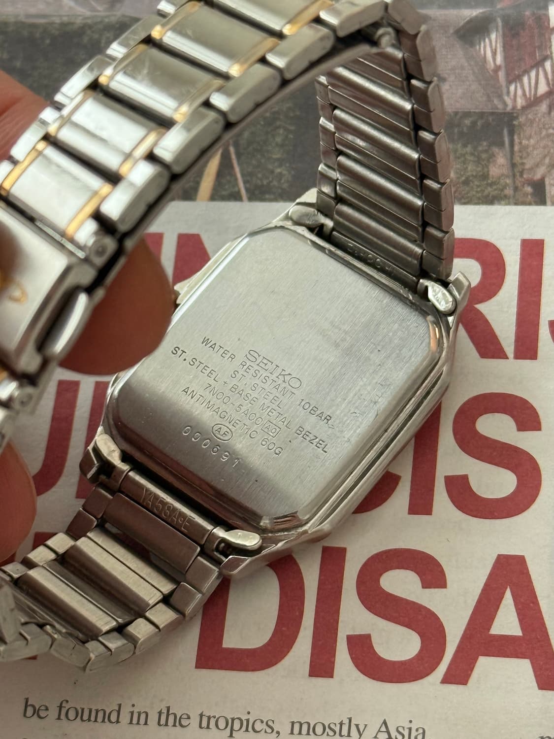 Seiko 세이코 Cadet 스퀘어 콤비 상품이미지4