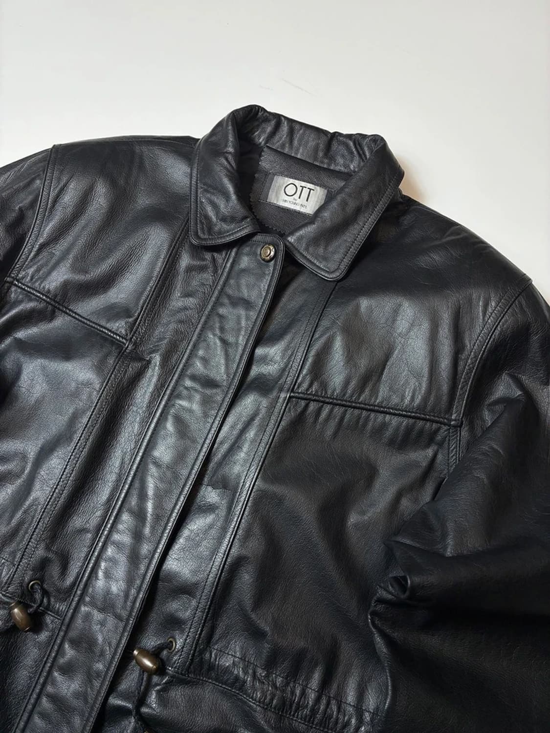 OTT 90's 하프 소가죽 자켓 PN8177 상품이미지2
