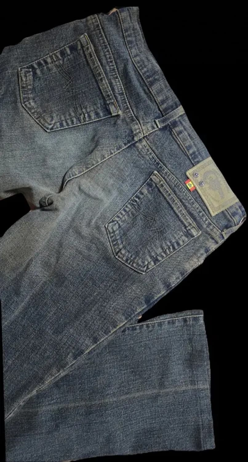 빠른처분가))빈티지 y2k 골반 데님팬츠 상품이미지1