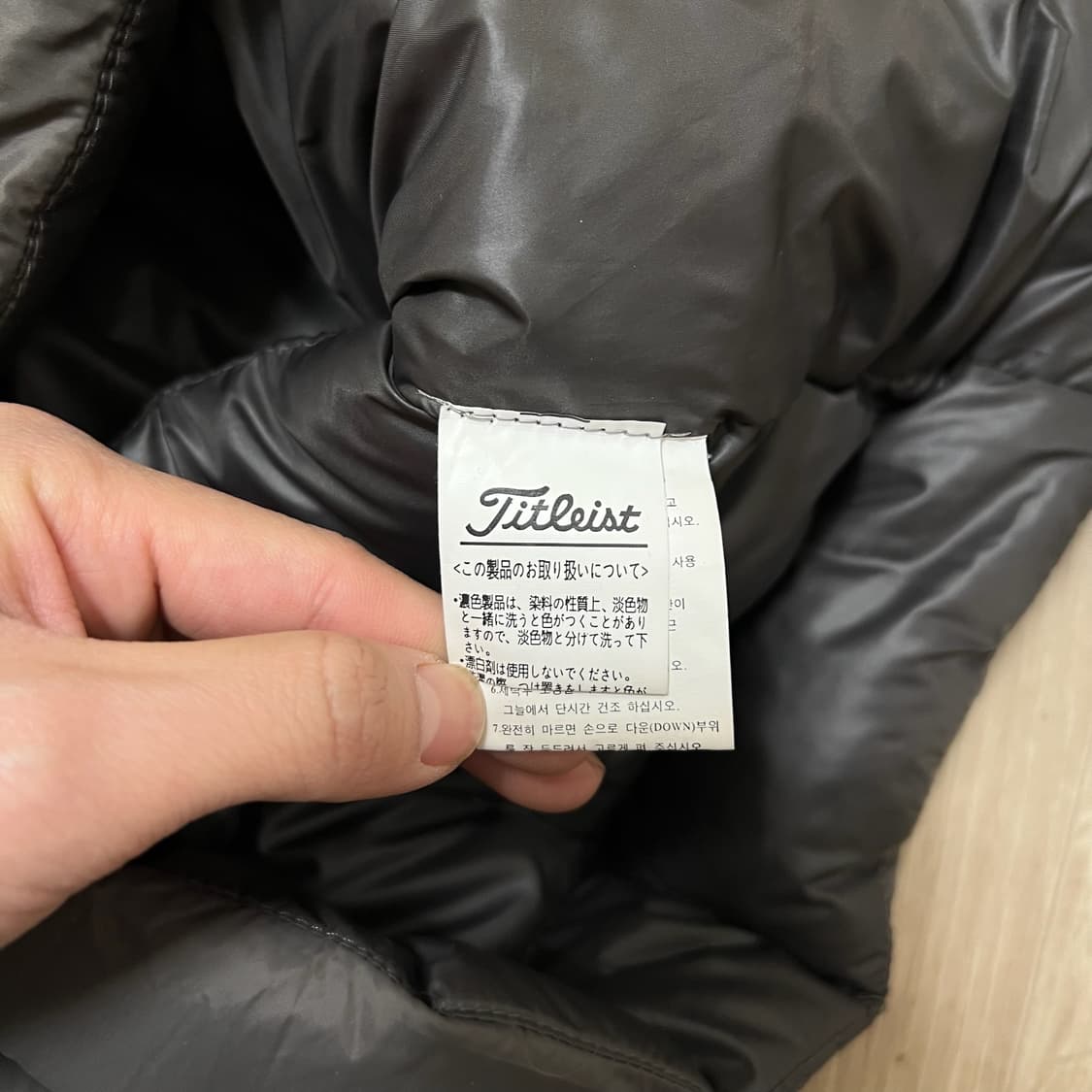타이틀리스트 여성 골프웨어 퀼티드 골프 패딩 M/95  상품이미지7