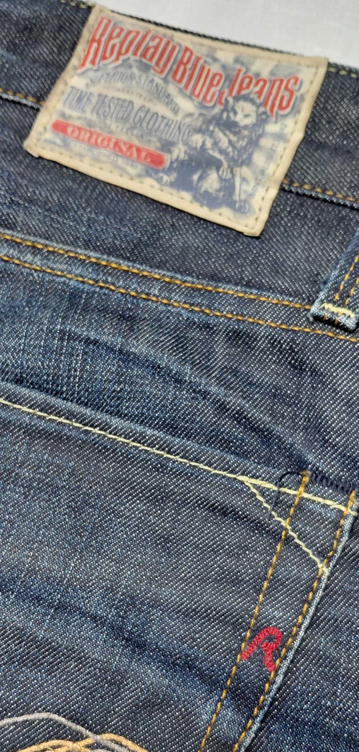 [셀비지] 리플레이(Replay) JENNON 레드 셀비지 데님 (29) 상품이미지8