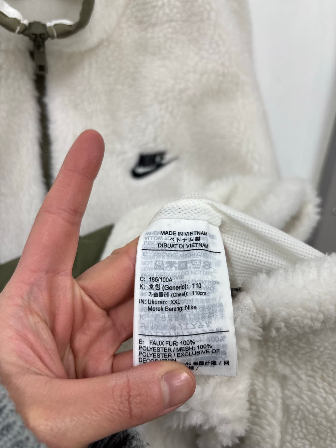 나이키 양털 아노락 점퍼 상품이미지6