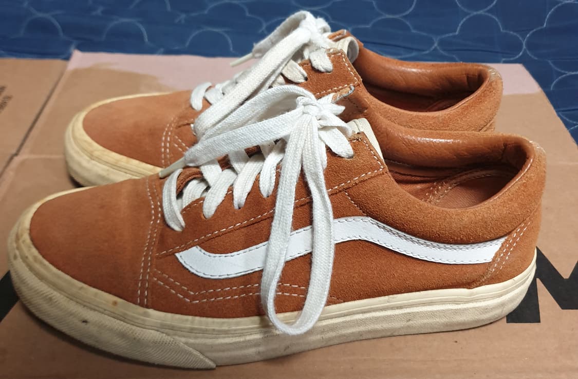 (빈티지) 반스 스웨이드 올드스쿨 로우 스니커즈 브릭 (230) 상품이미지2