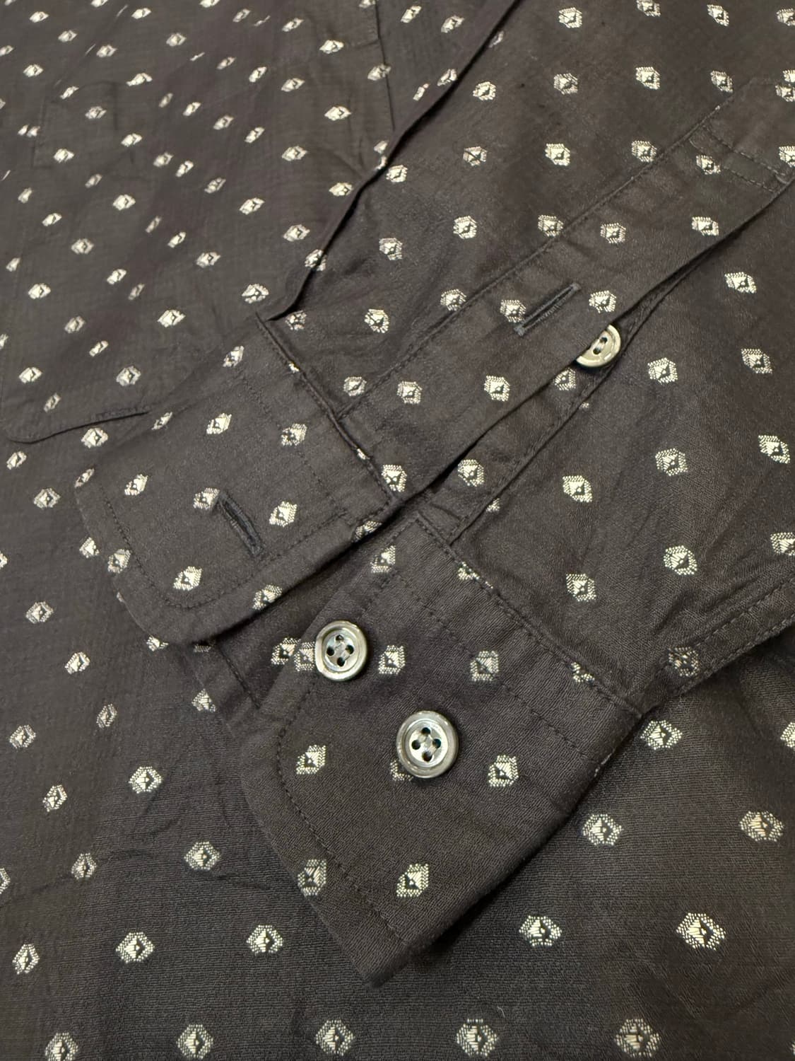 블랙 패턴 셔츠 상품이미지4