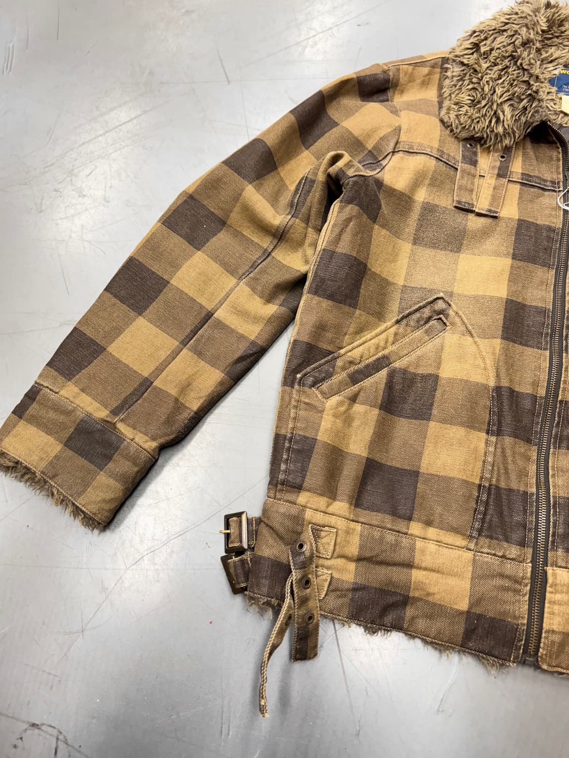 Woolrich 울리치 체크 쉐르파 자켓 상품이미지4