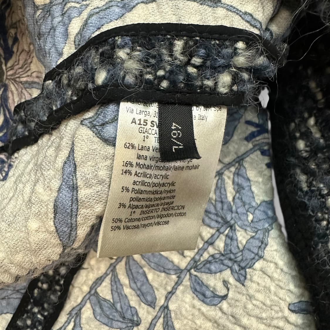 지암바티스타발리 모헤아 트위드 자켓 상품이미지6