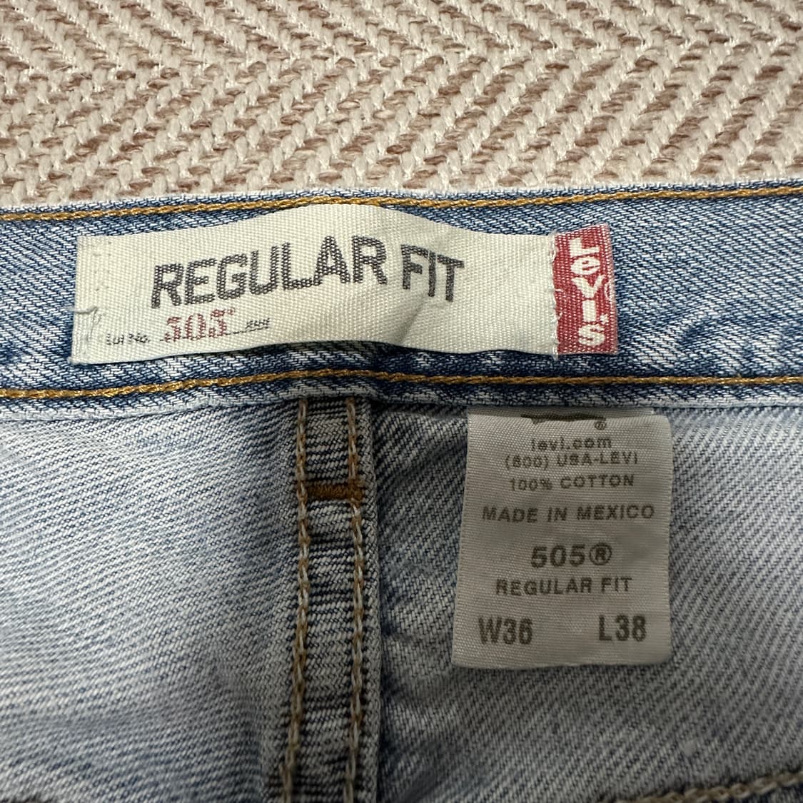 LEVI'S 505 00's mexico made denim 상품이미지6