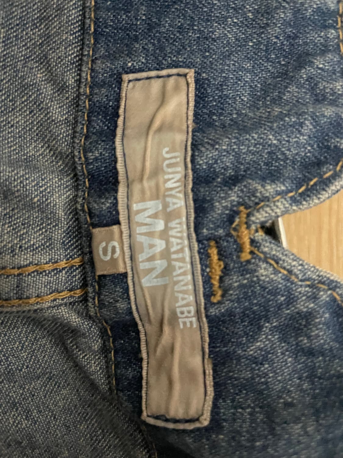 [새상품 S] 준야 와타나베 맨 디스트레스드 데님 상품이미지6