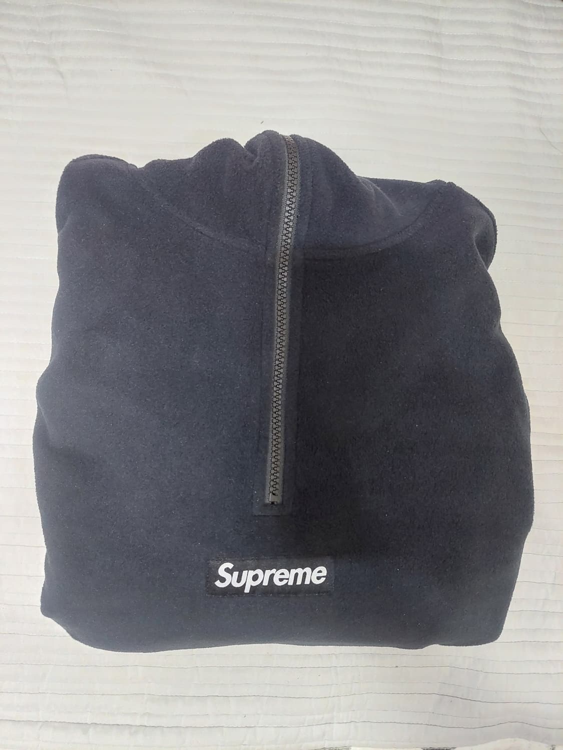 슈프림 폴라텍 하프집후드 M 블랙(23FW) 상품이미지1