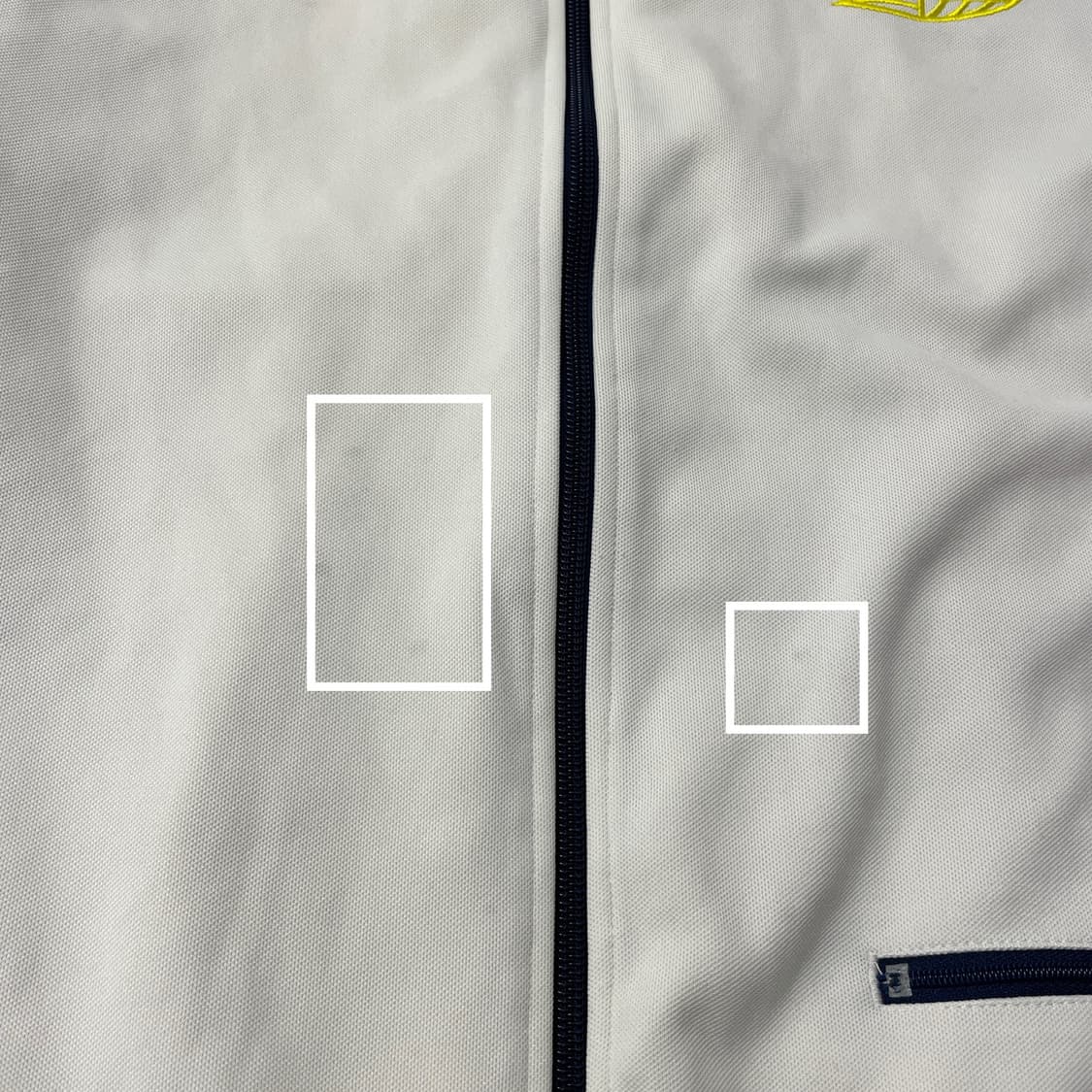 [중고] 아디다스 패치 트랙탑 져지 화이트 110 상품이미지5