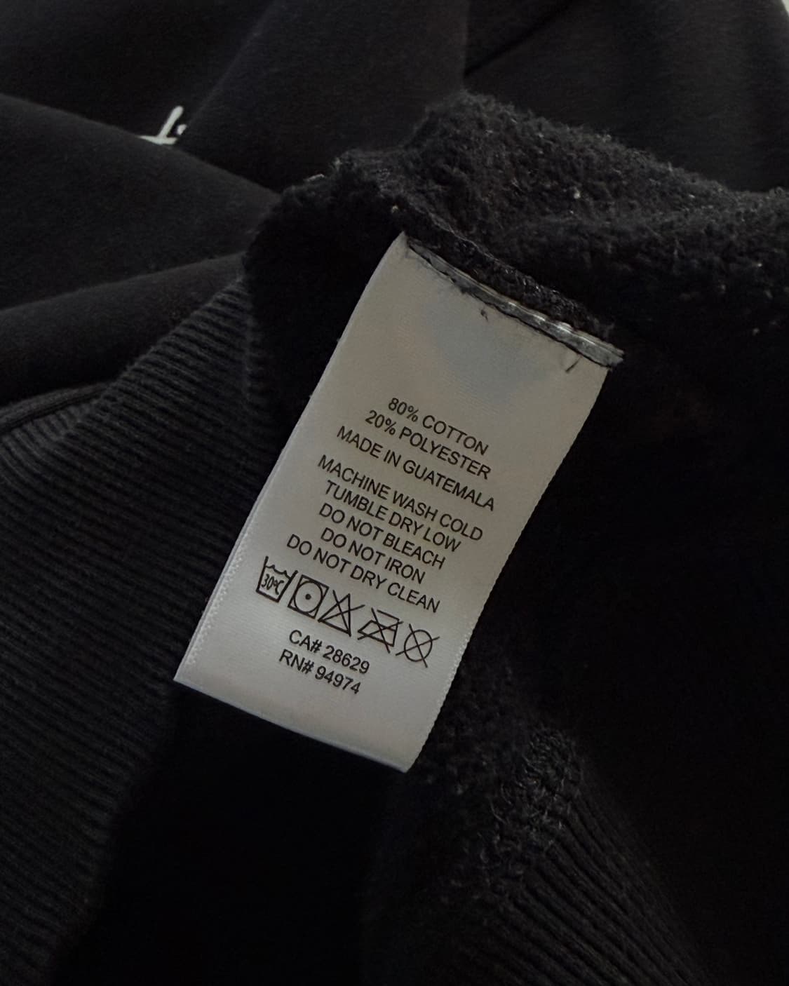 Stussy 스투시 블랙컬러 빅스탁로고 맨투맨 상품이미지8