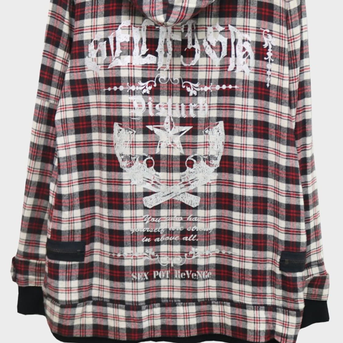 섹스팟리벤지 체크 펑크 후드 집업  60882 상품이미지8