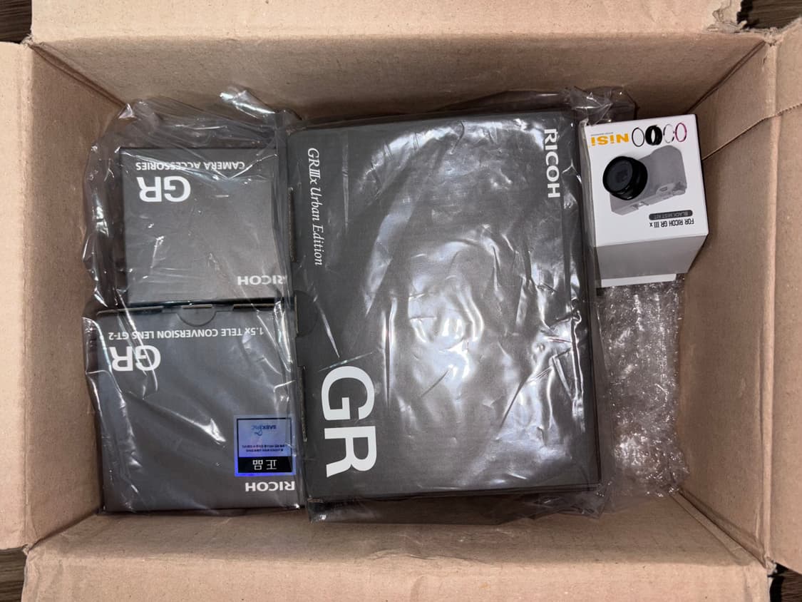 리코 GR3X 텔레컨버전 렌즈, 블랙미스트 필터 일괄 상품이미지1