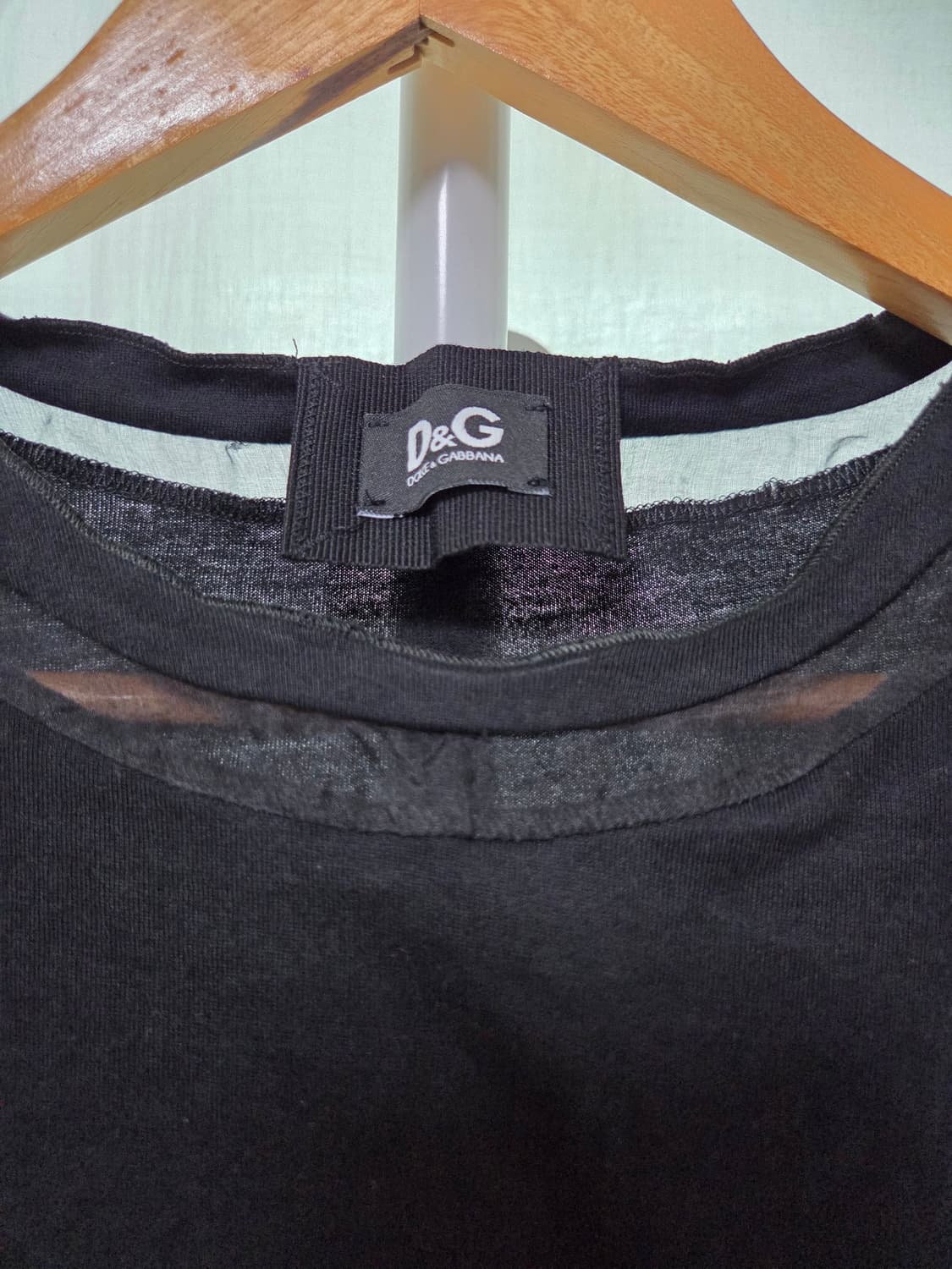 ​[00s Archive] D&G Rose Sheer-Panel top 상품이미지3