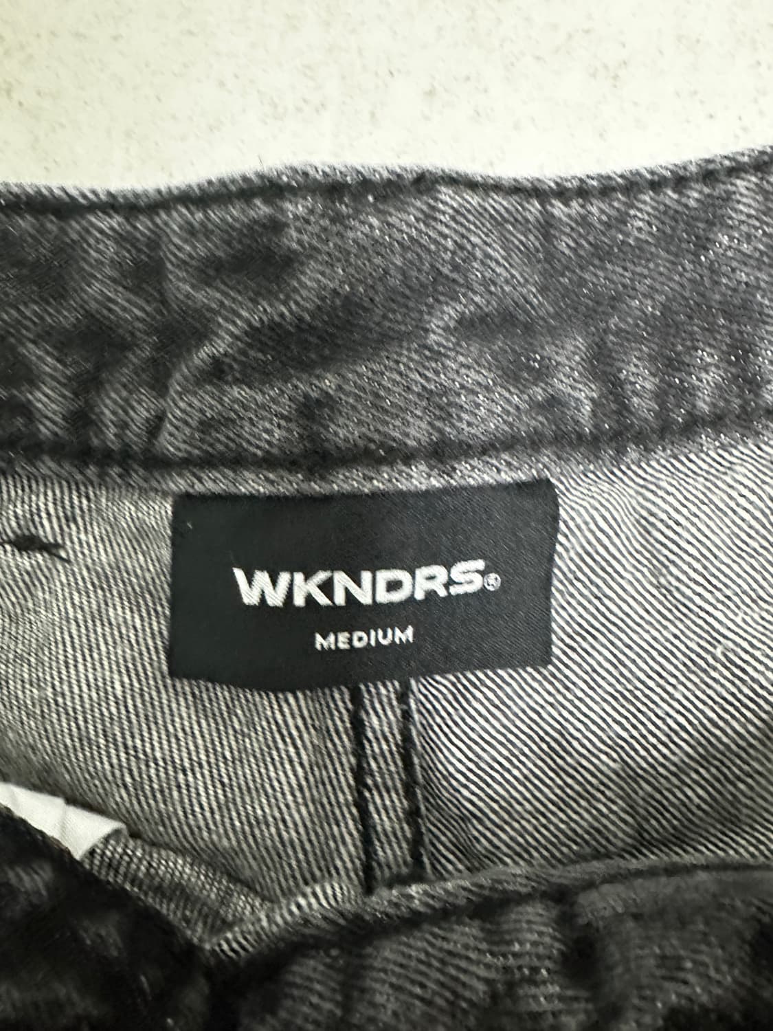 위캔더스 데님 쇼츠 상품이미지4