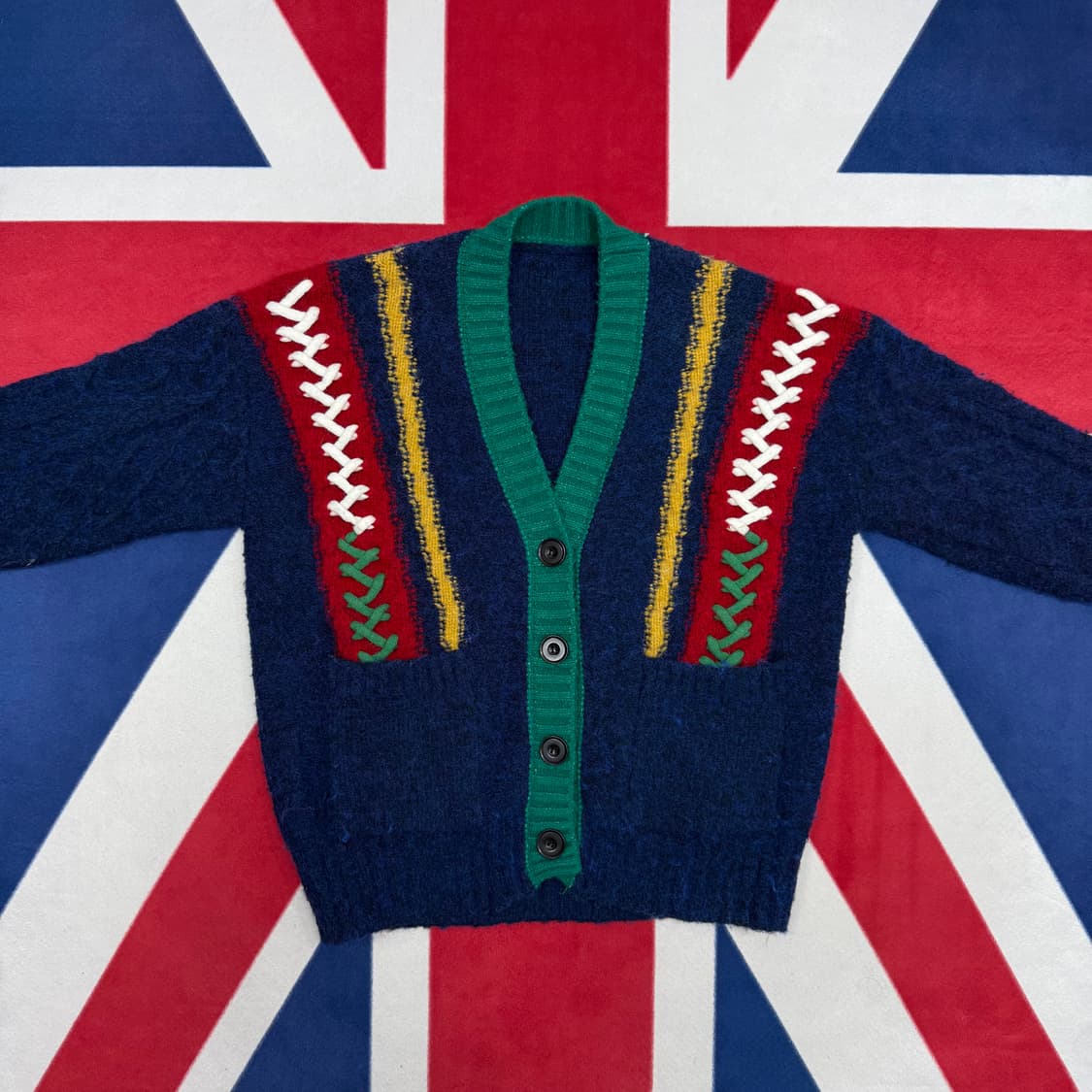 빈티지 오버핏 가디건 여성 Free 상품이미지4