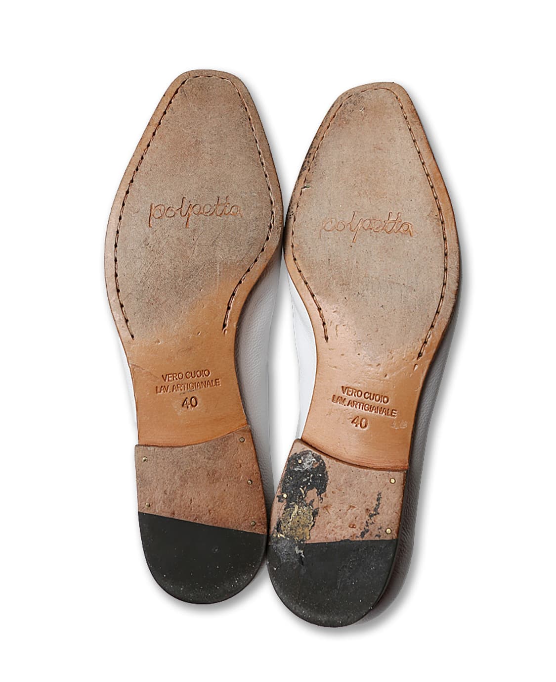 폴페따 [Polpetta] Moneta Lav.화이트 레더 패니로퍼 빔즈 상품이미지10