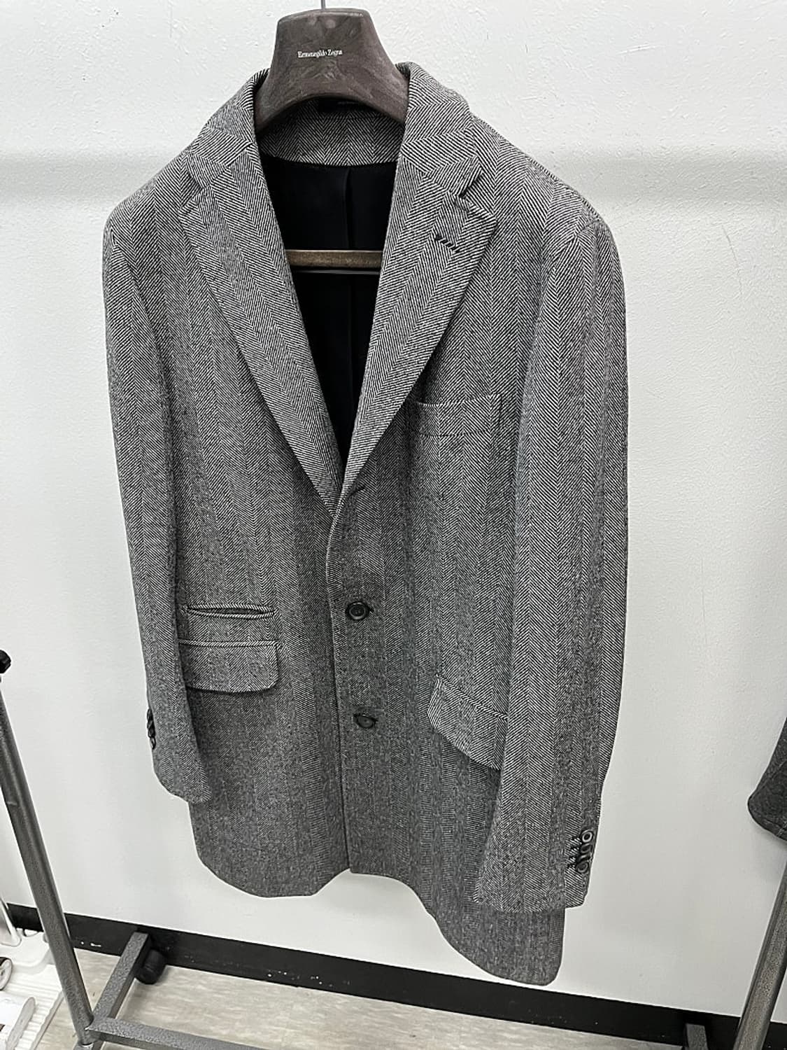 100-105) 마시모두띠 헤링본 울코트  상품이미지1