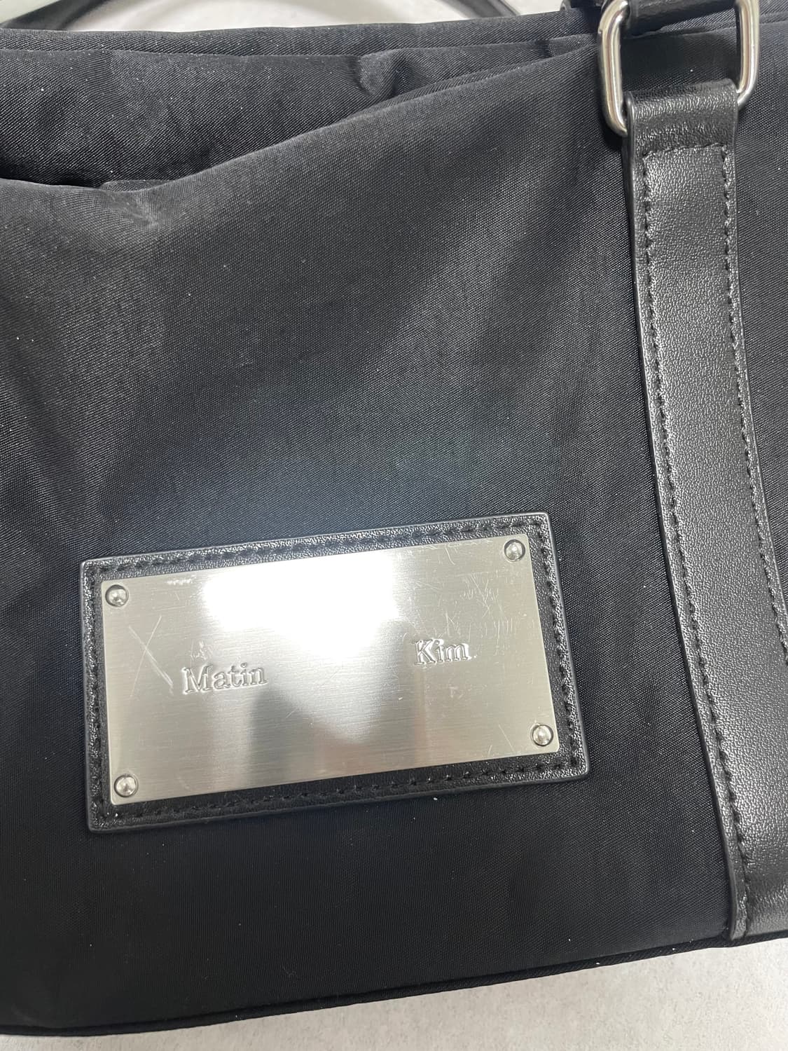 마뗑킴 SPORTY TOTE BAG IN BLACK 상품이미지3