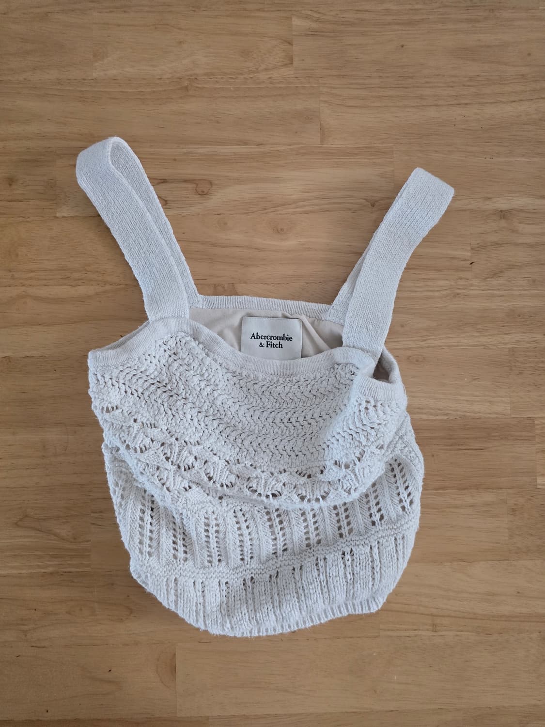 Abercrombie &  Cream Crochet Knit Cami 상품이미지1