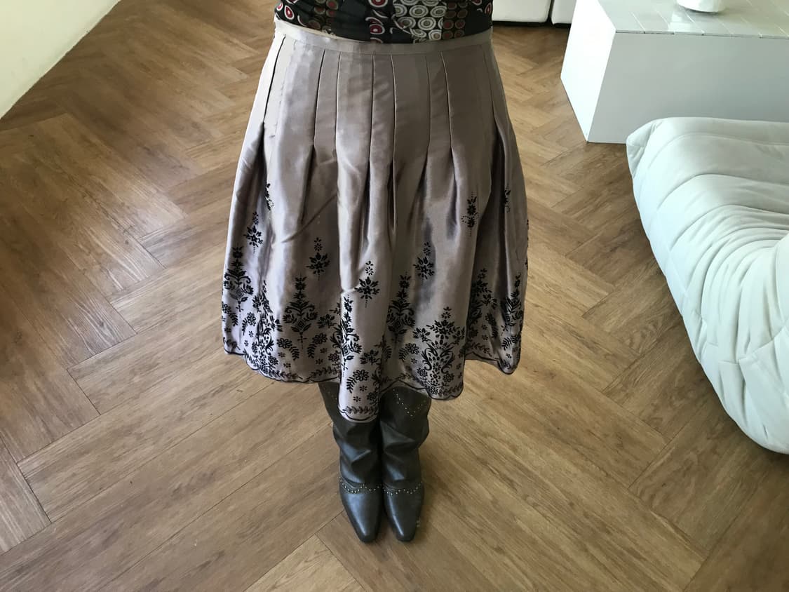 vintage pattern skirt 상품이미지3