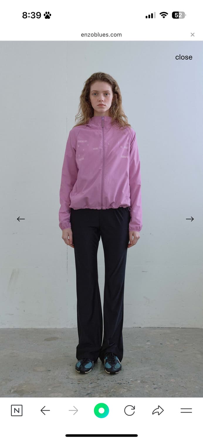 엔조블루스 라이트 슬림 후드 트랙탑 점퍼 상품이미지1